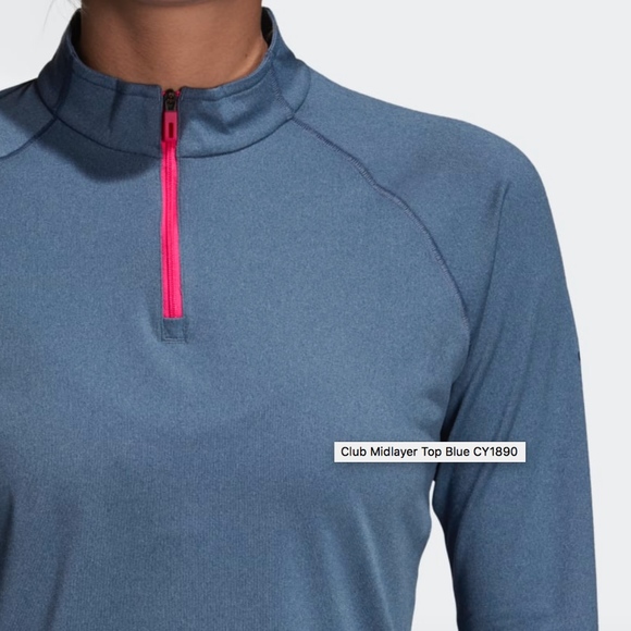 Adidas WOMEN'S TENNIS CLUB MIDLAYER TOP - Picture 4 of 5